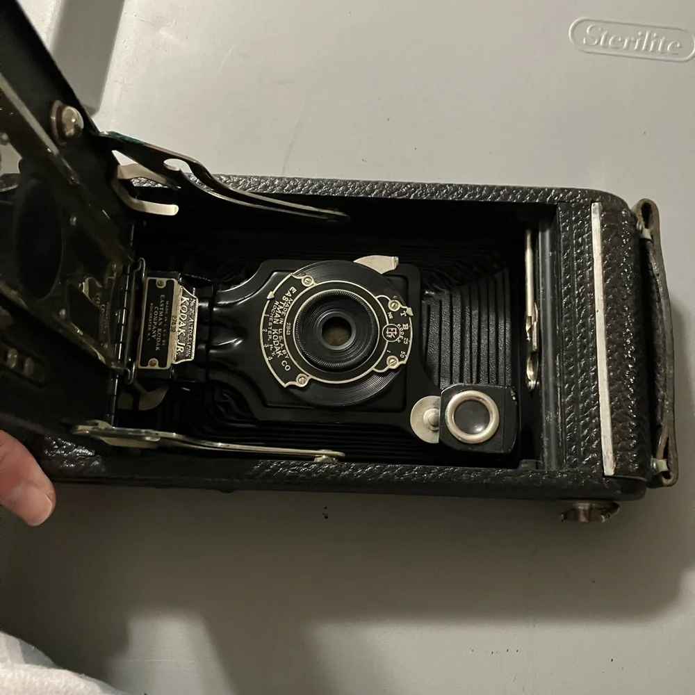 Kodak Junior No. 2c Autographic Black Classic Folding Film Camera
